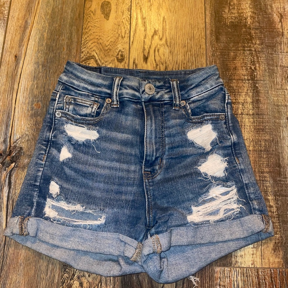 AEO curvy shorts